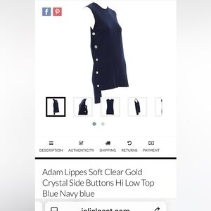 Adam Lippes Merino Wool Dress With Crystal Side Buttons